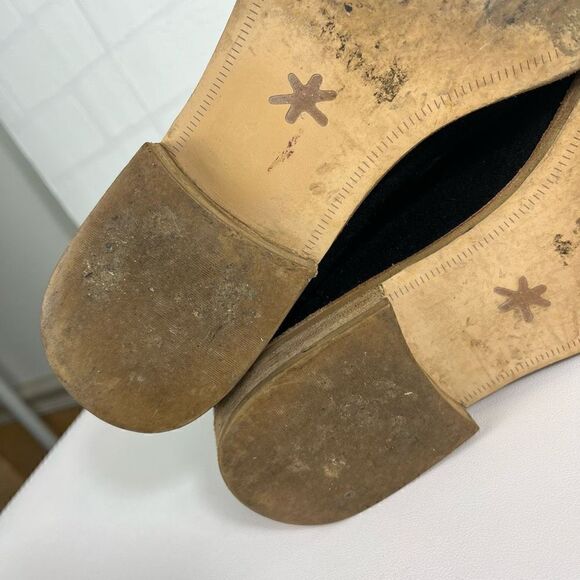 Splendid Womens Chelsea Boots size 10 leather Suede Black - Picture 7 of 15